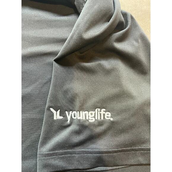 Peter Millar Summer Comfort Polo Shirt Mens Extra Large L Black Young Life - Picture 7 of 7